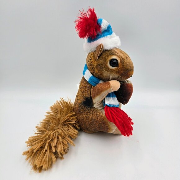 Gemmy Animated Squirrel Plush Christmas Friend Musical Tested Works Read - Picture 9 of 11